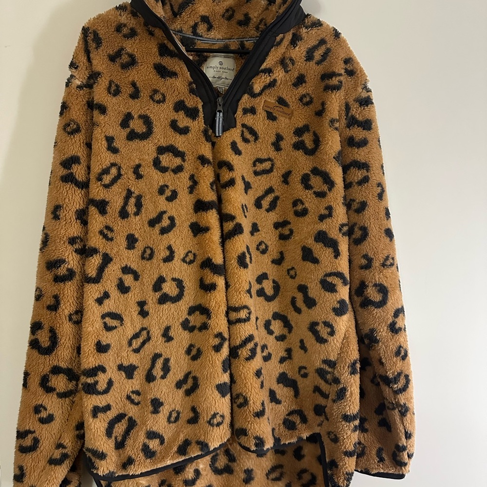 Simply Southern Leopard Pullover